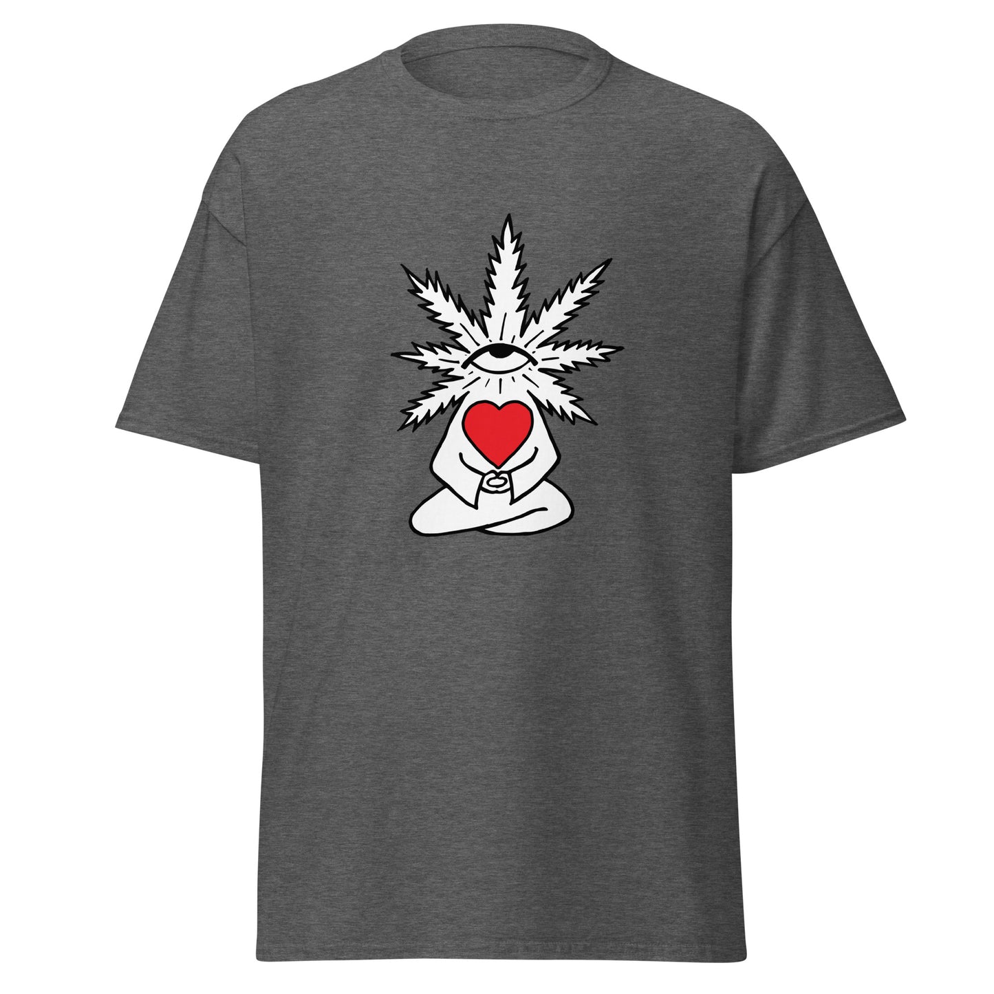 Plant with Red Heart and Eye | Unisex Classic T-Shirt