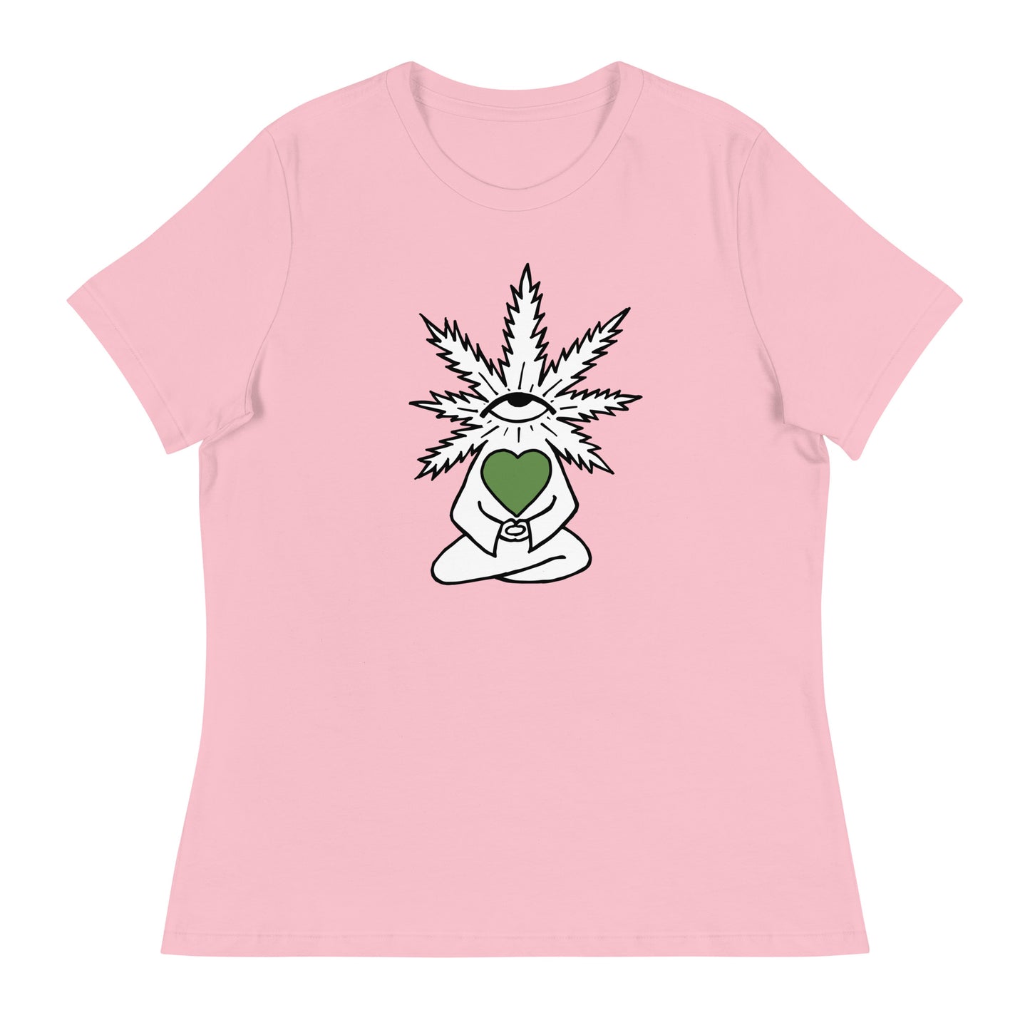 Plant with Green Heart and Eye | Women's T-Shirt
