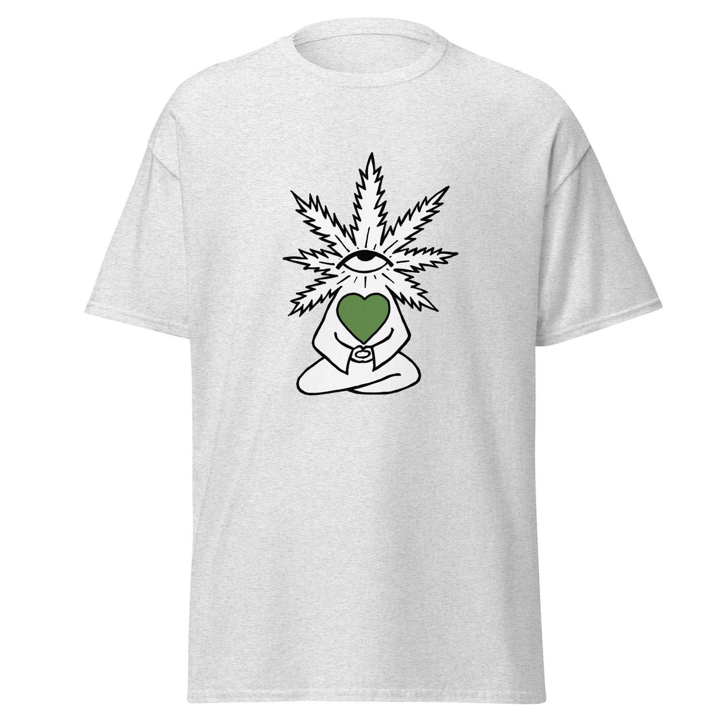 Plant with Green Heart and Eye | Unisex Classic T-Shirt