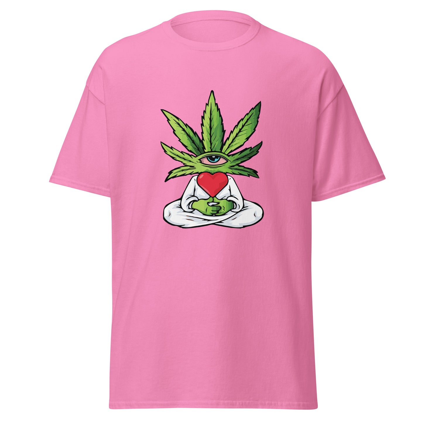 Cartoon Plant with Heart (White Robe) | Unisex Classic T-Shirt