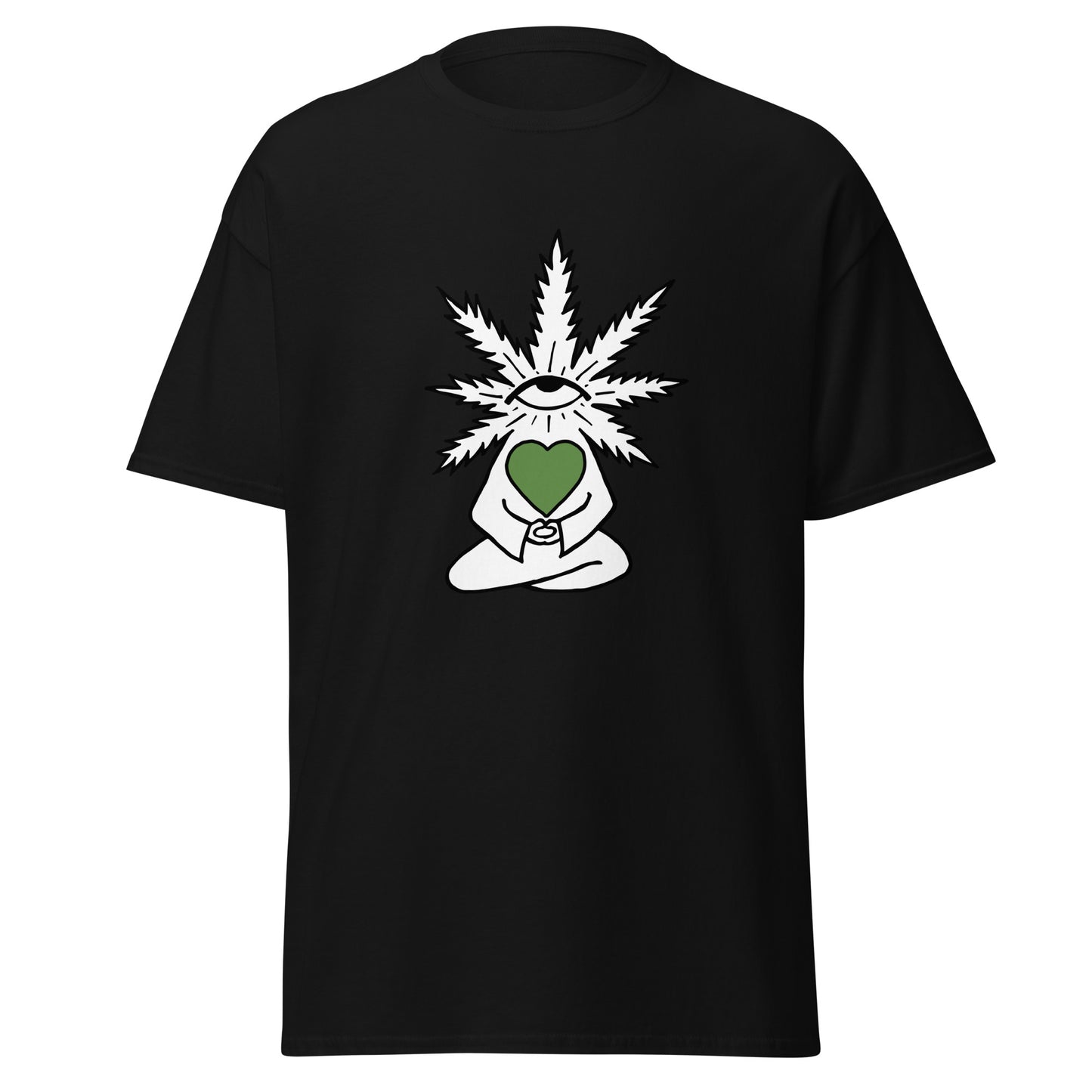 Plant with Green Heart and Eye | Unisex Classic T-Shirt