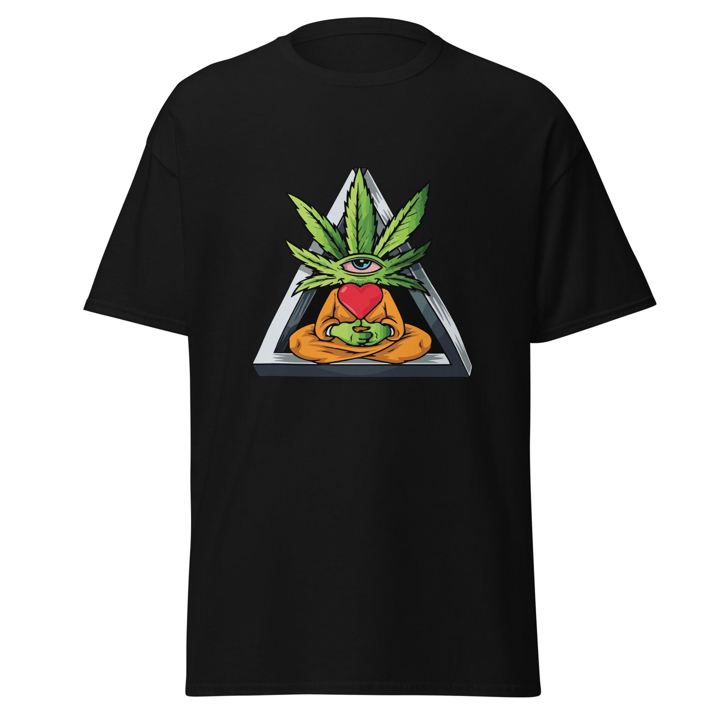 Cartoon Plant with Heart (Orange Robe) | Unisex Classic T-Shirt