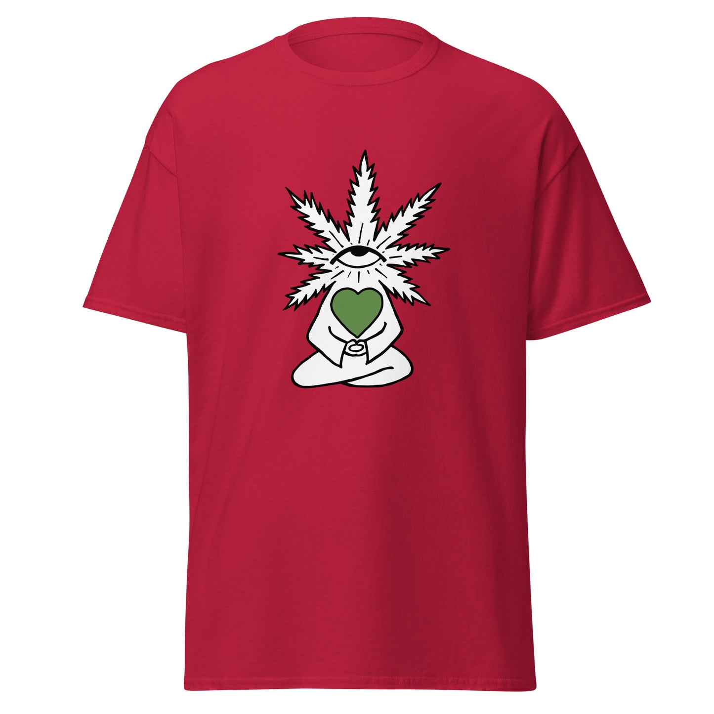 Plant with Green Heart and Eye | Unisex Classic T-Shirt