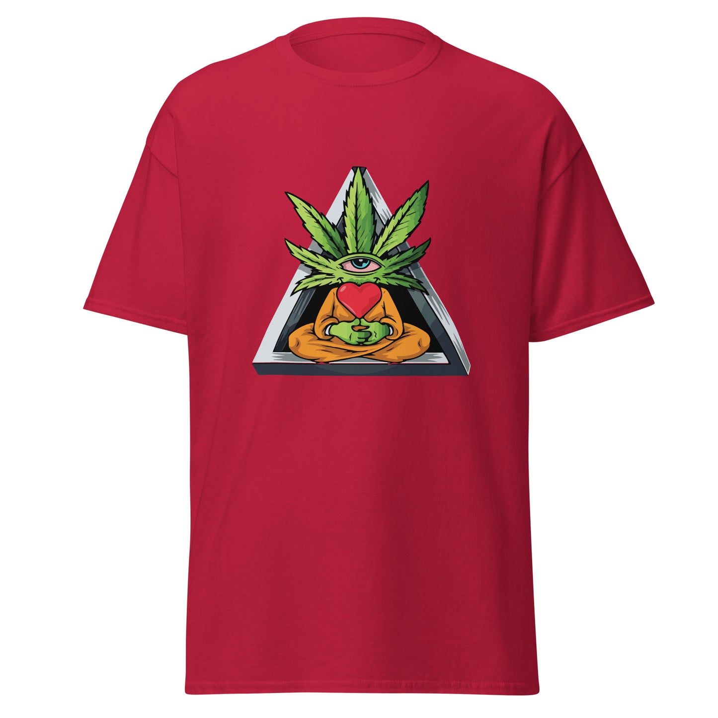 Cartoon Plant with Heart (Orange Robe) | Unisex Classic T-Shirt