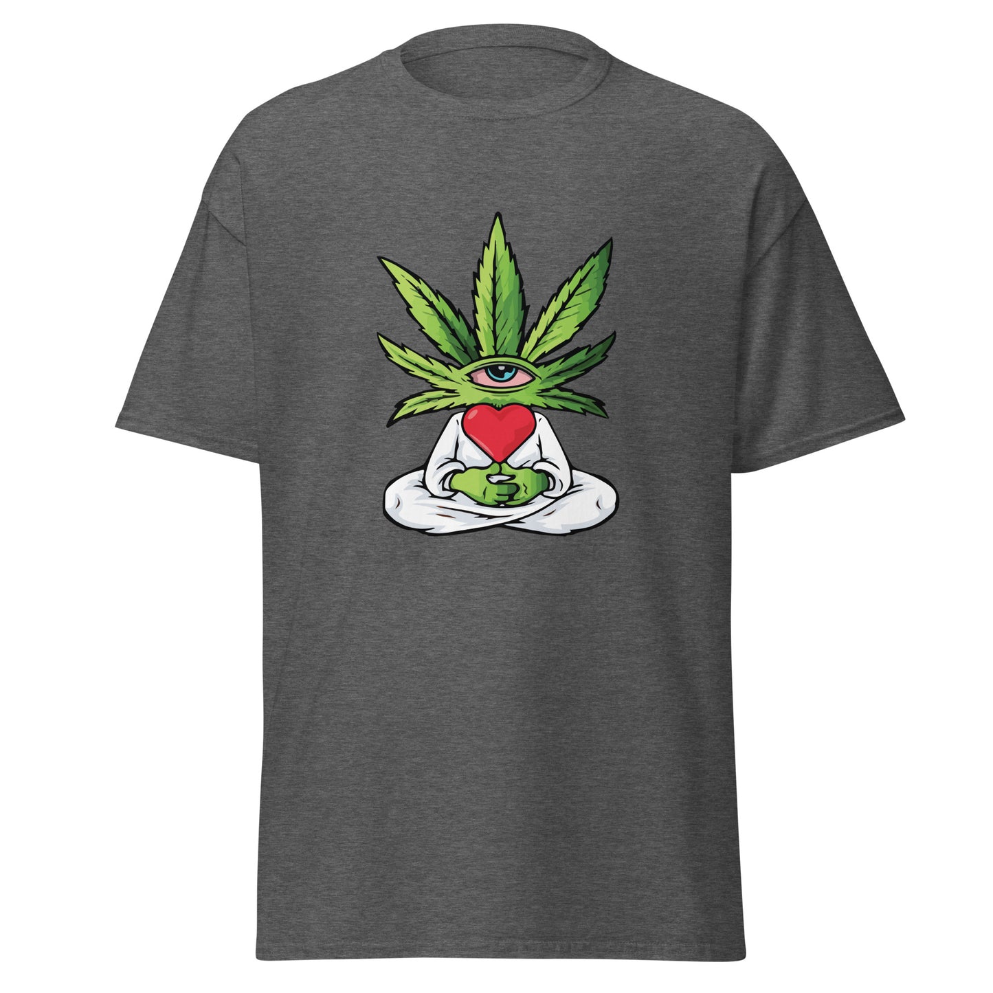 Cartoon Plant with Heart (White Robe) | Unisex Classic T-Shirt