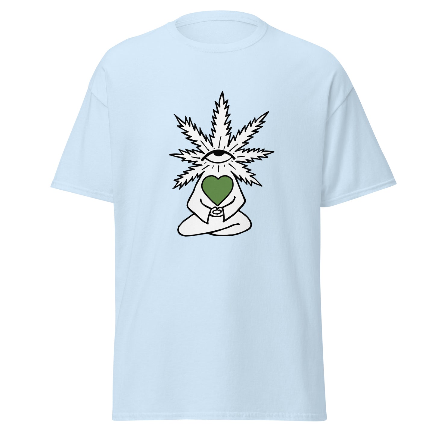 Plant with Green Heart and Eye | Unisex Classic T-Shirt