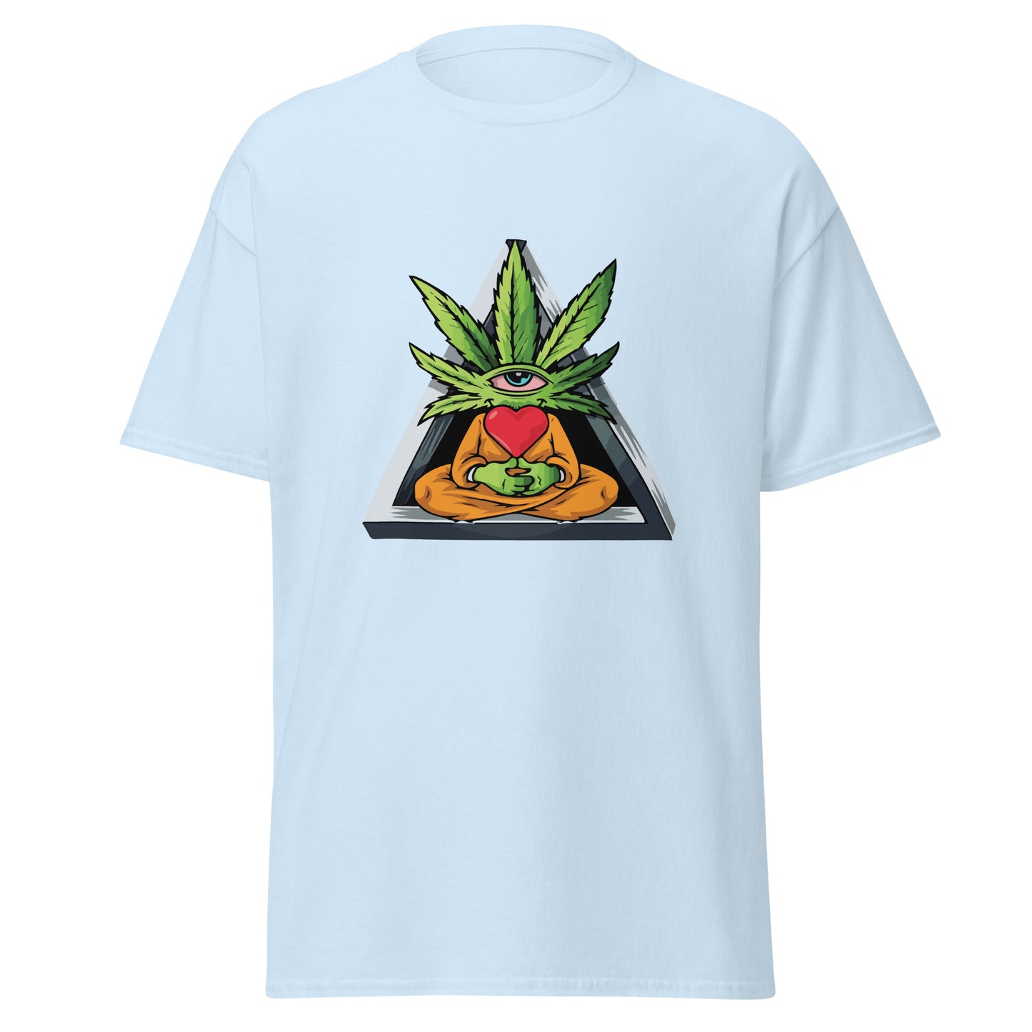 Cartoon Plant with Heart (Orange Robe) | Unisex Classic T-Shirt