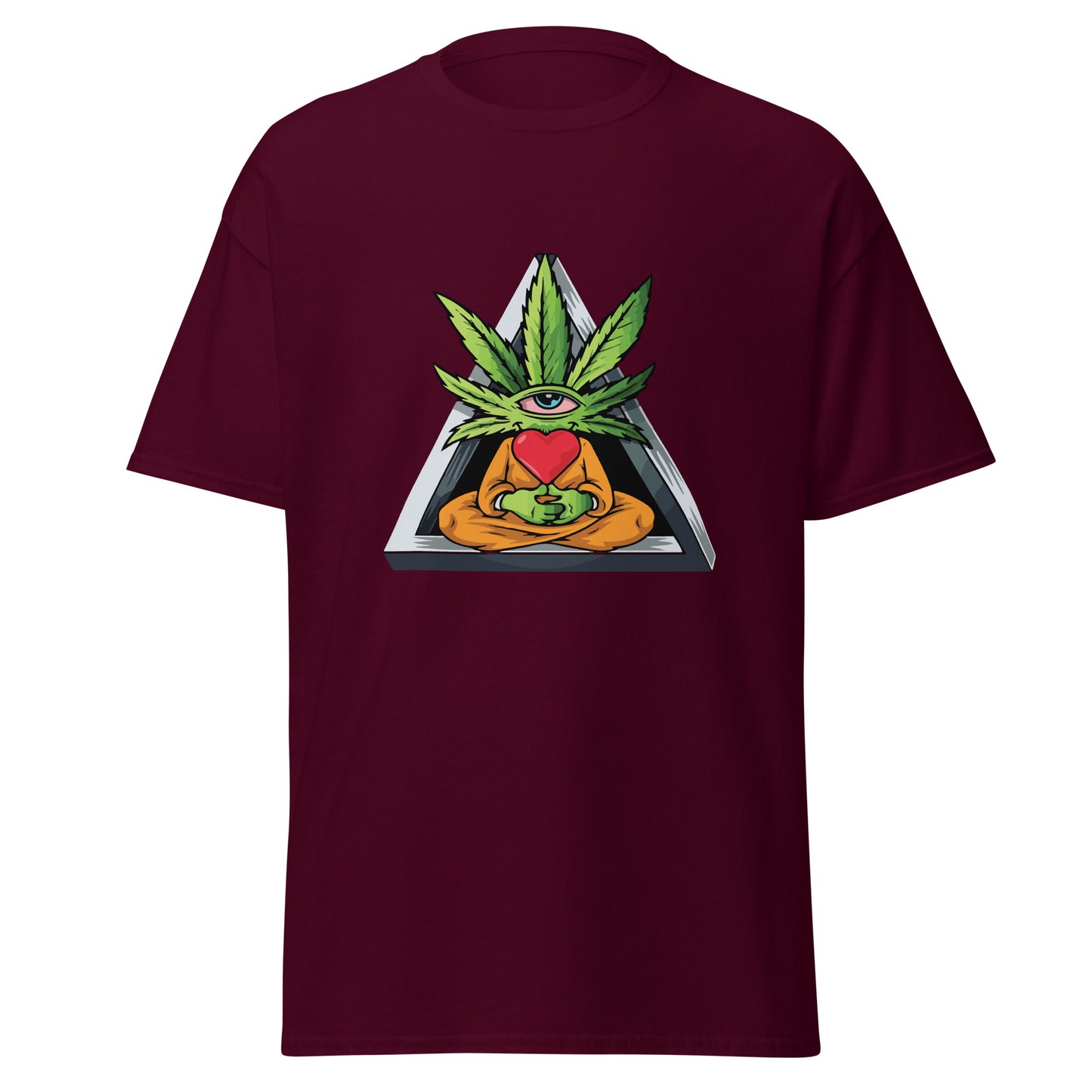 Cartoon Plant with Heart (Orange Robe) | Unisex Classic T-Shirt