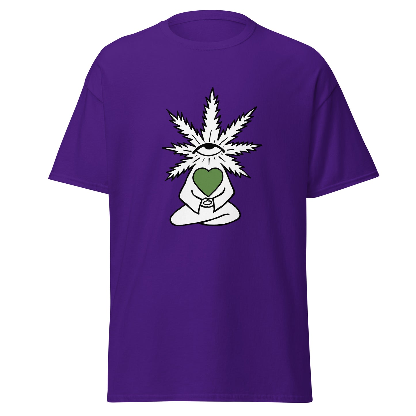 Plant with Green Heart and Eye | Unisex Classic T-Shirt