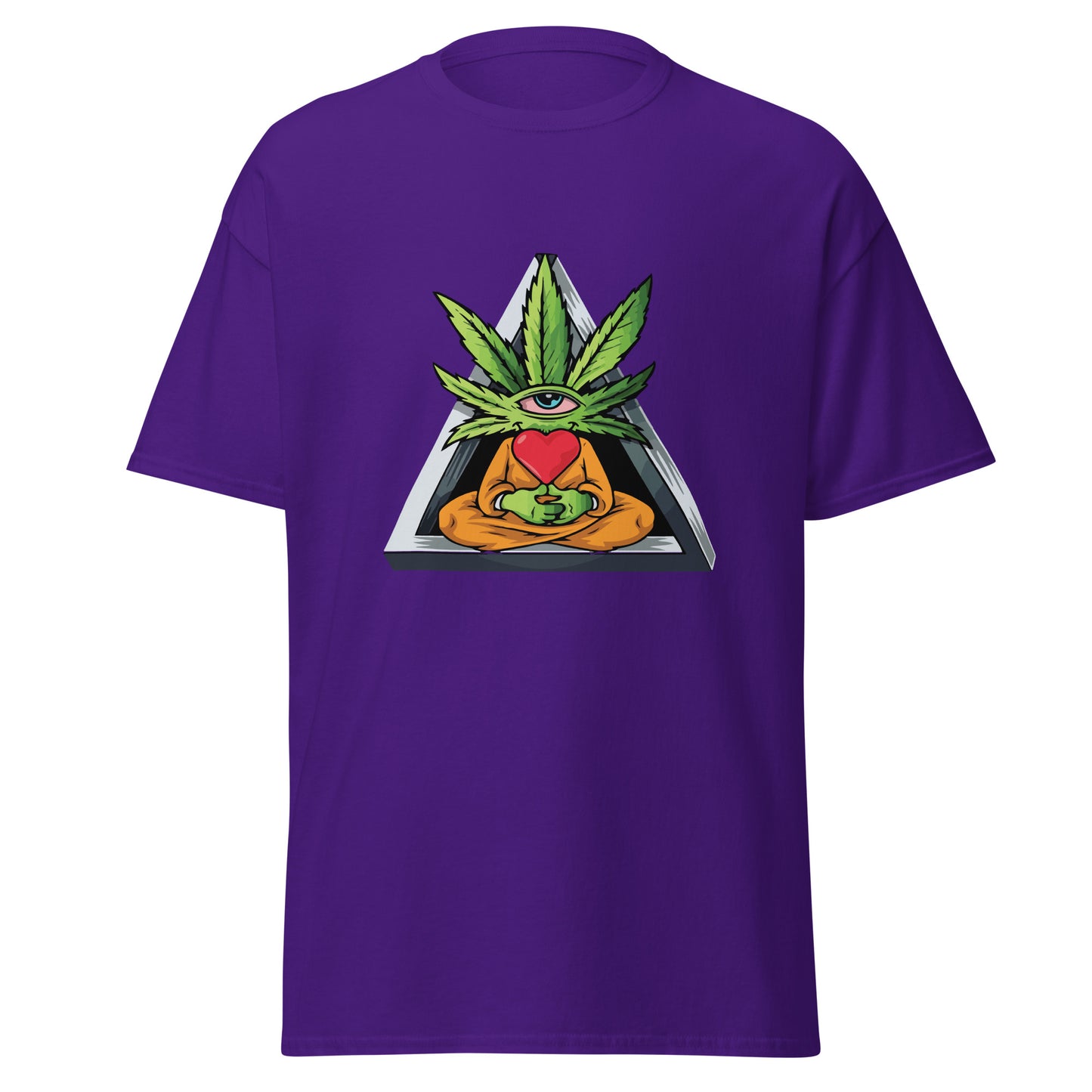 Cartoon Plant with Heart (Orange Robe) | Unisex Classic T-Shirt