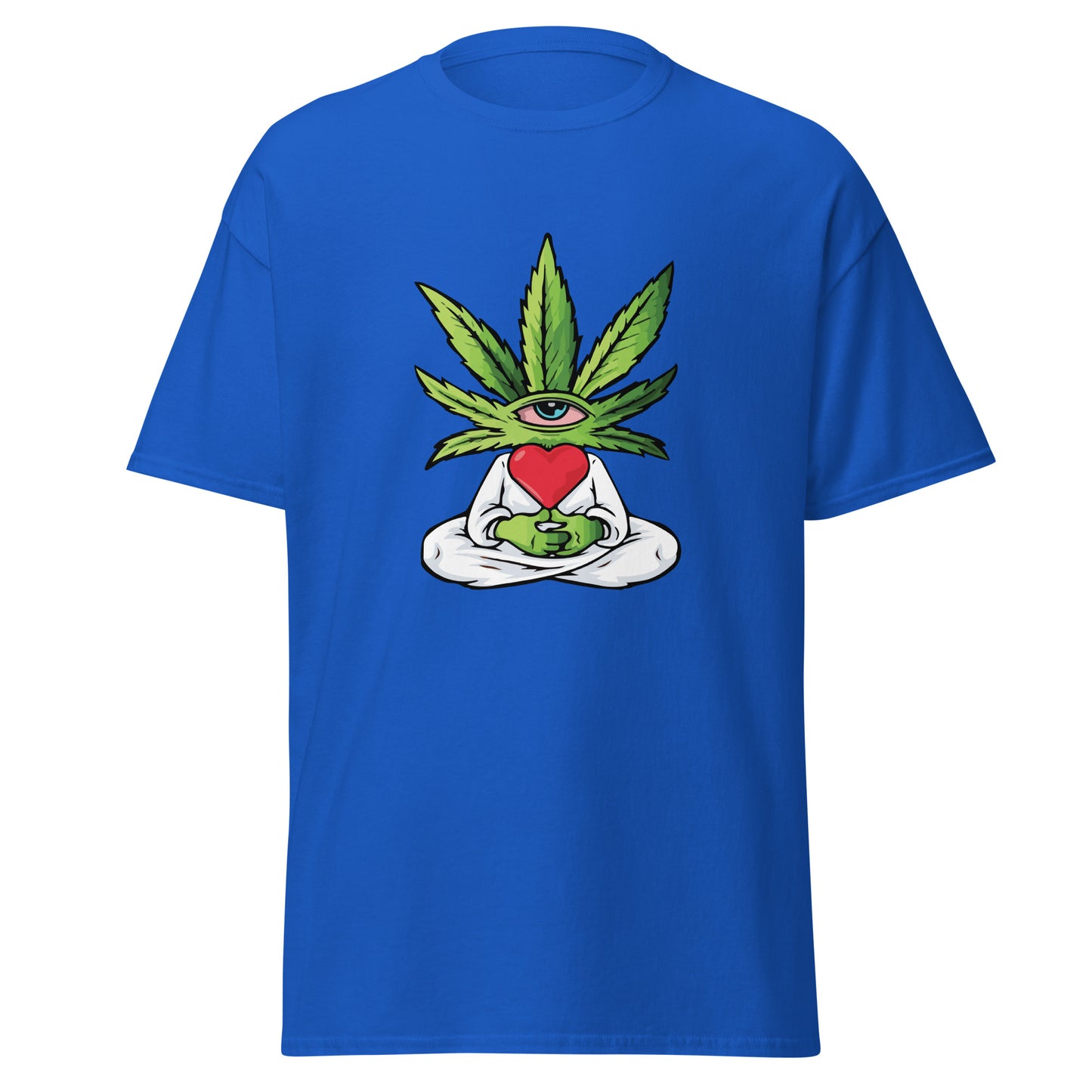 Cartoon Plant with Heart (White Robe) | Unisex Classic T-Shirt