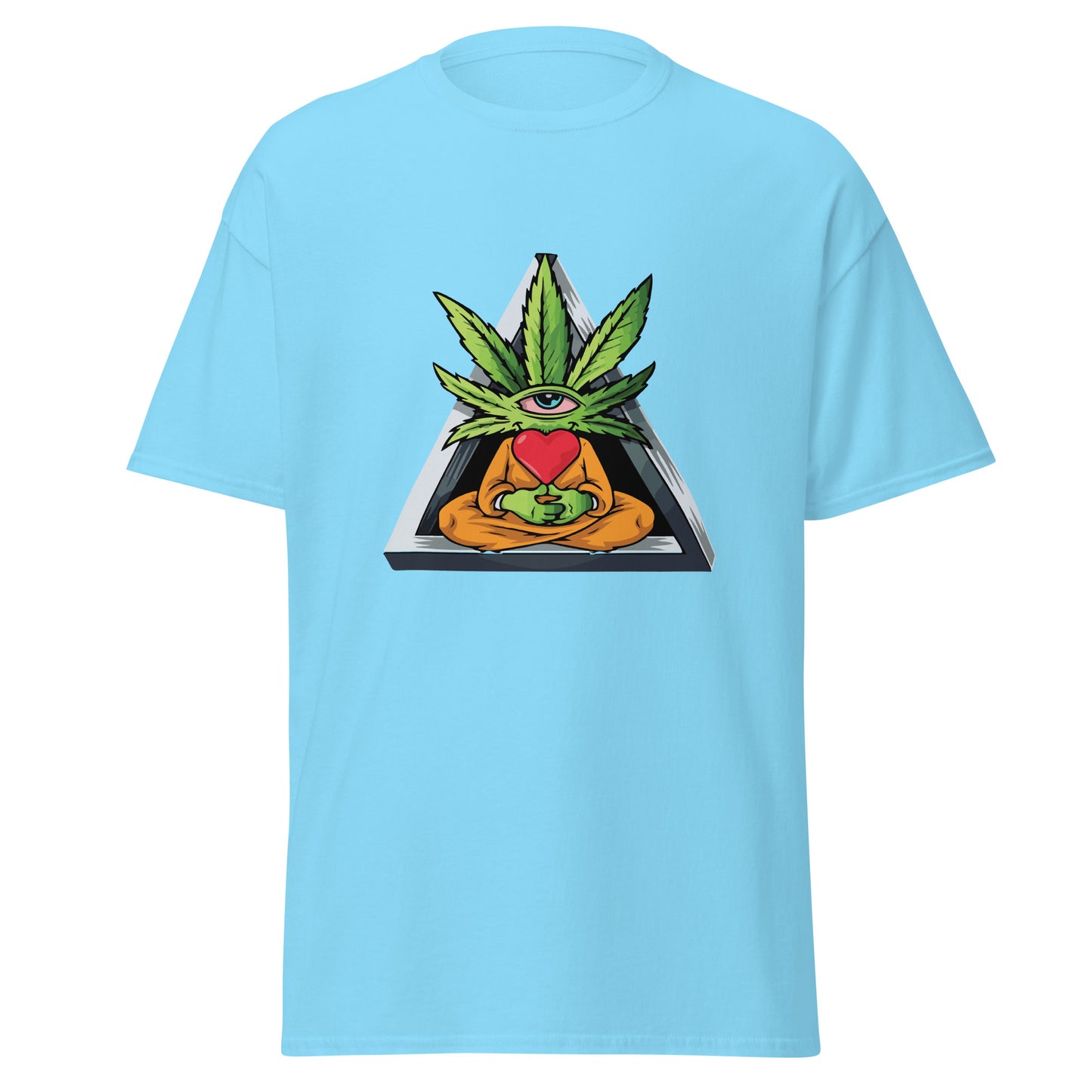 Cartoon Plant with Heart (Orange Robe) | Unisex Classic T-Shirt