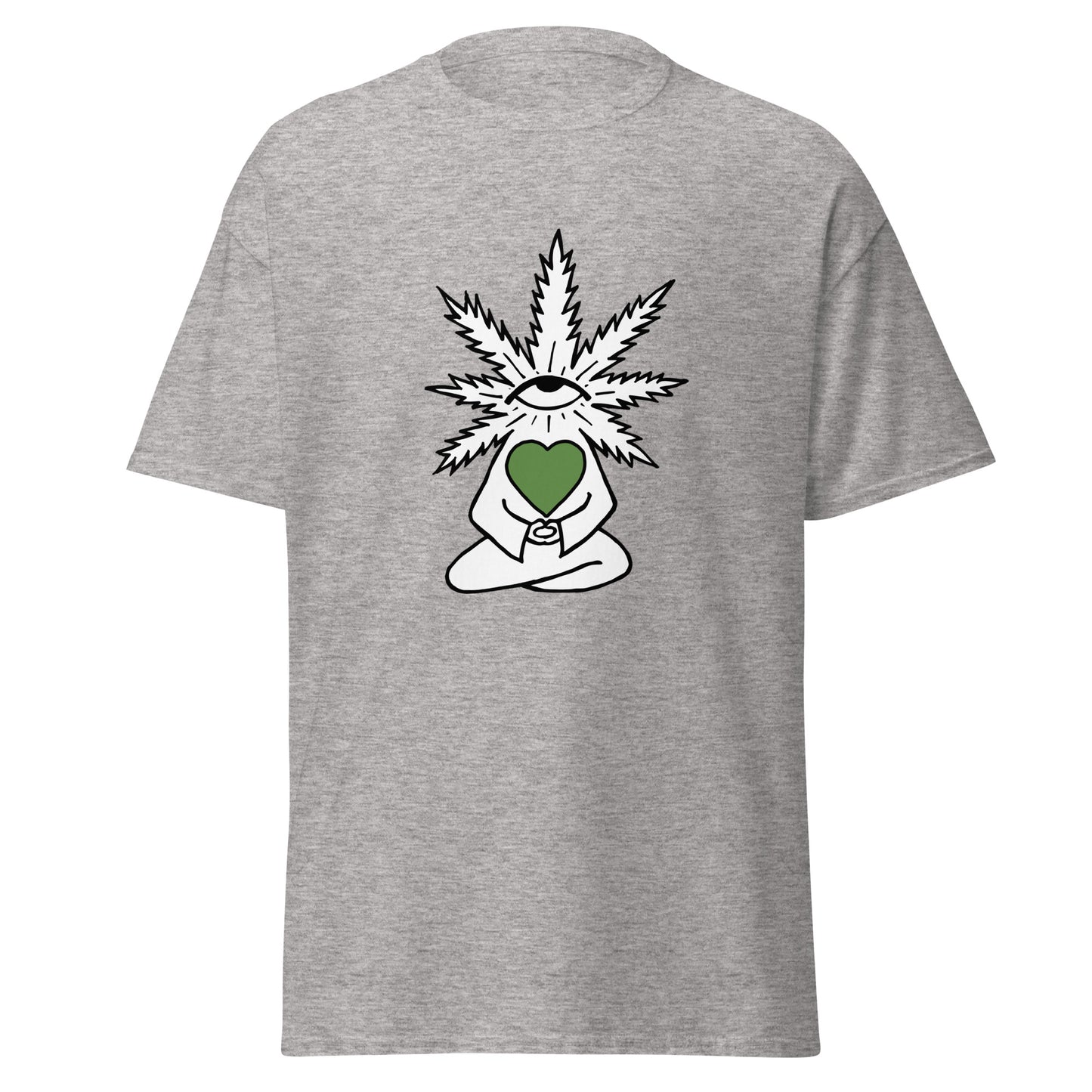 Plant with Green Heart and Eye | Unisex Classic T-Shirt