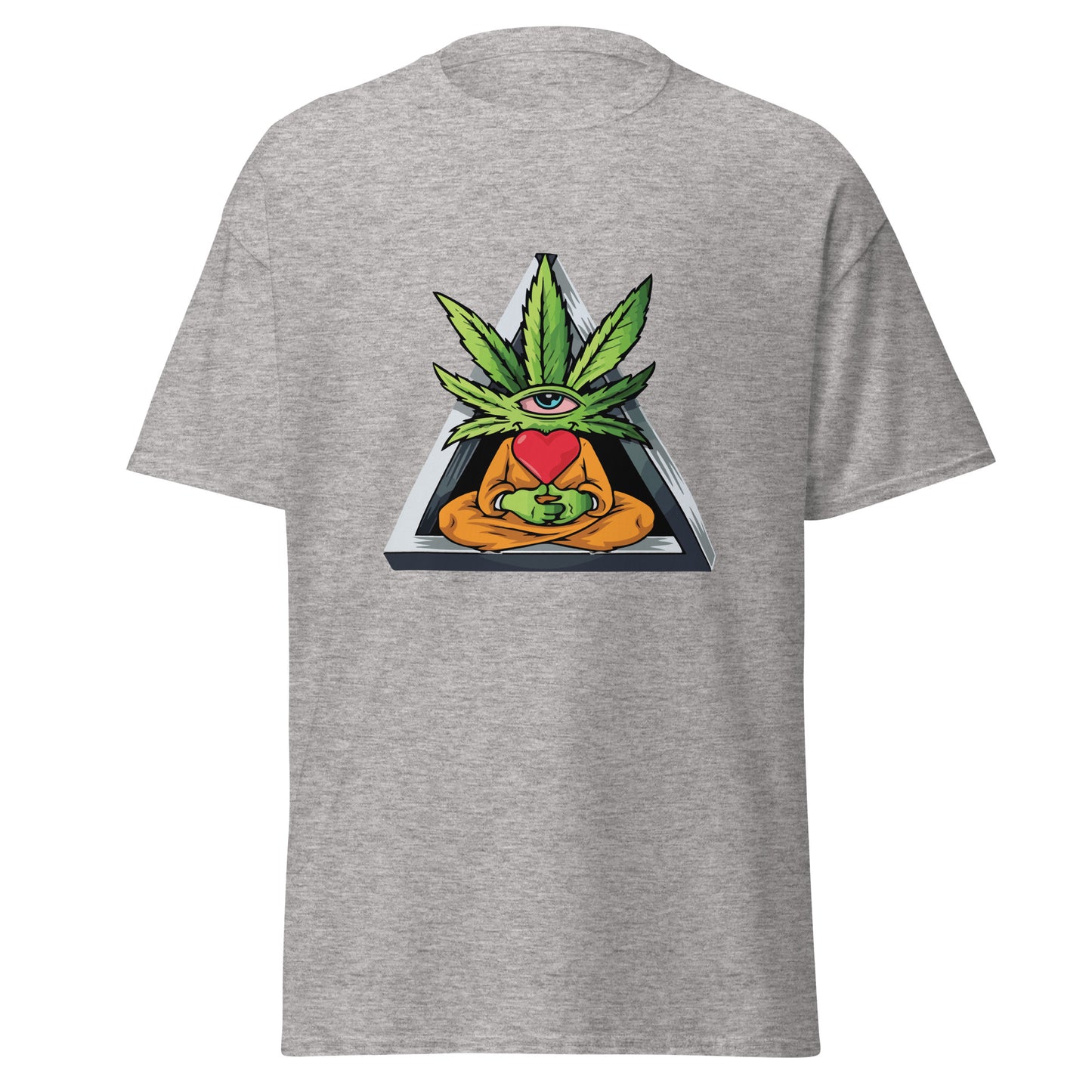 Cartoon Plant with Heart (Orange Robe) | Unisex Classic T-Shirt