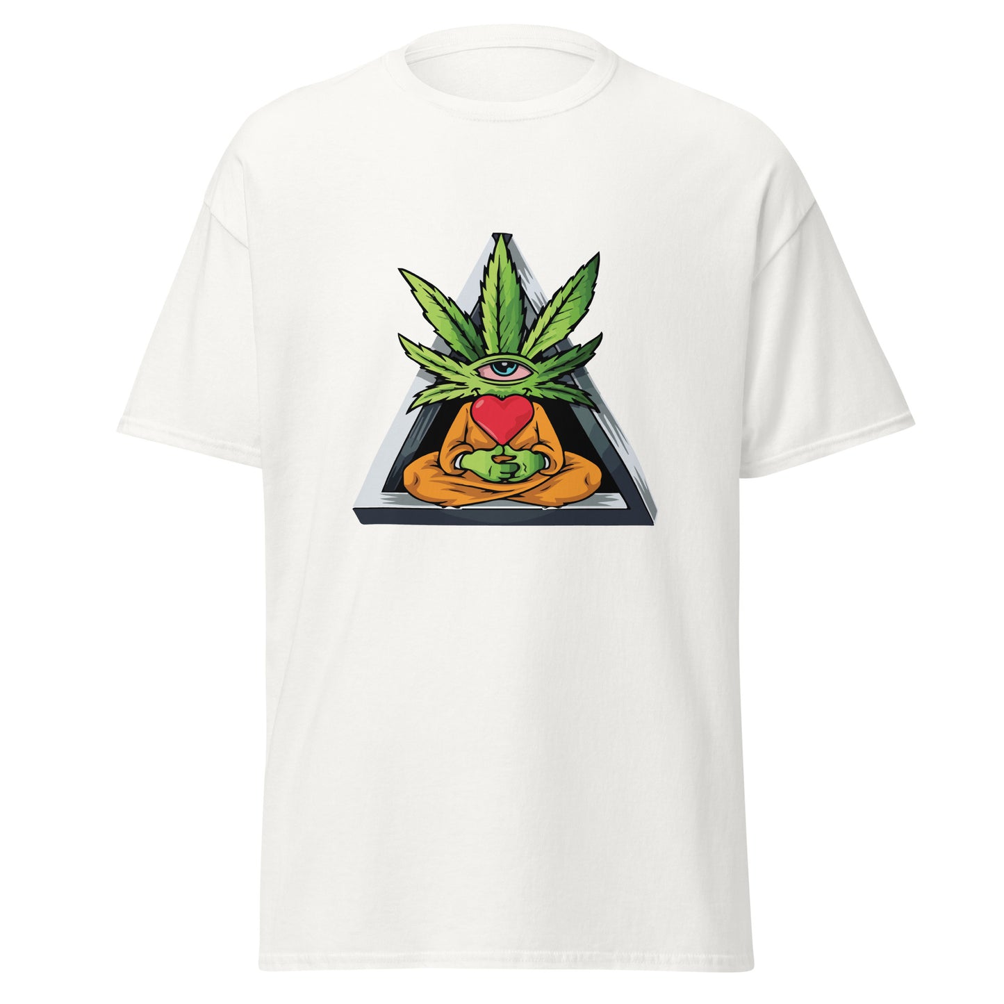 Cartoon Plant with Heart (Orange Robe) | Unisex Classic T-Shirt