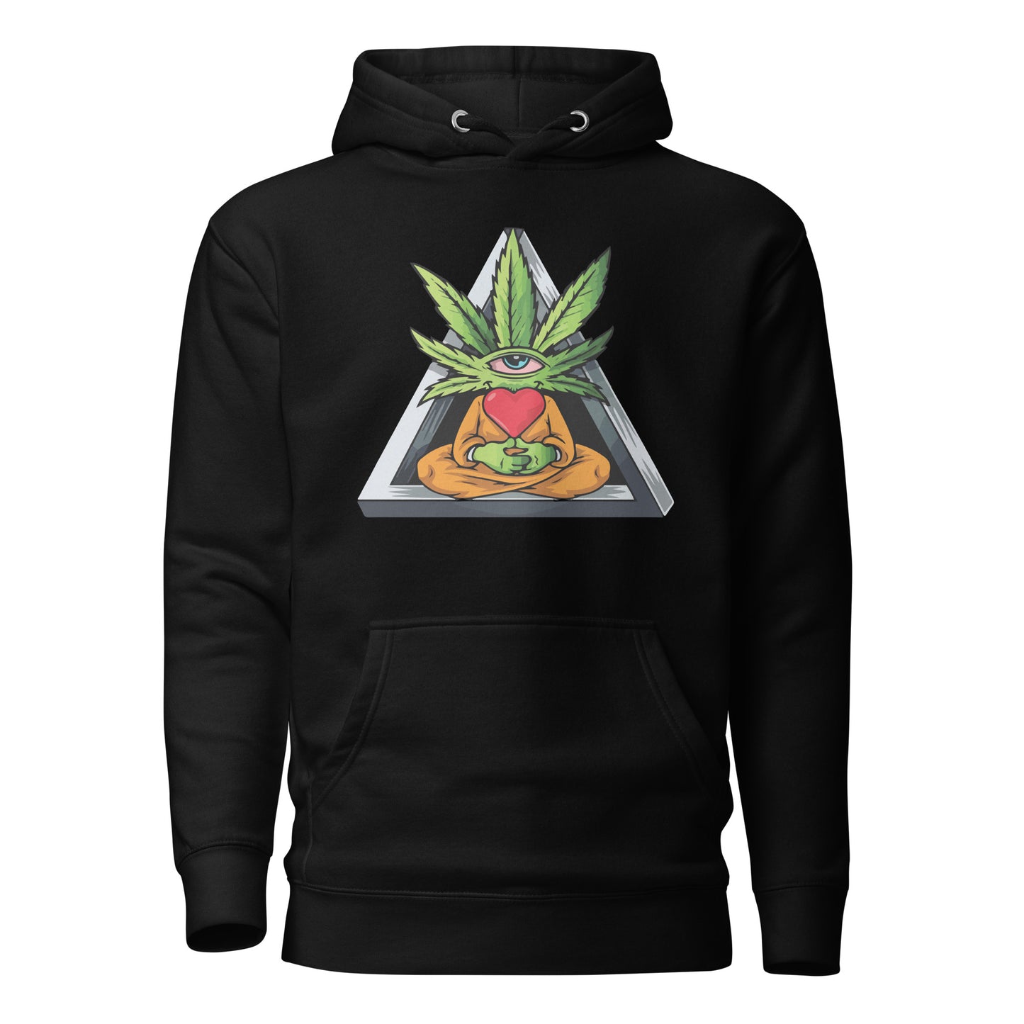 Cartoon Plant with Heart (Orange Robe) | Unisex Hoodie