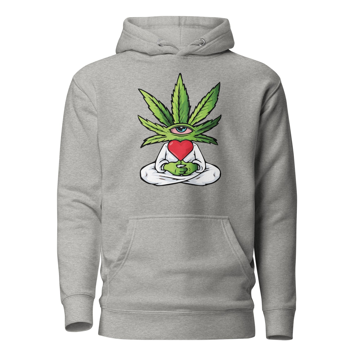 Cartoon Plant with Heart (White Robe) | Unisex Hoodie