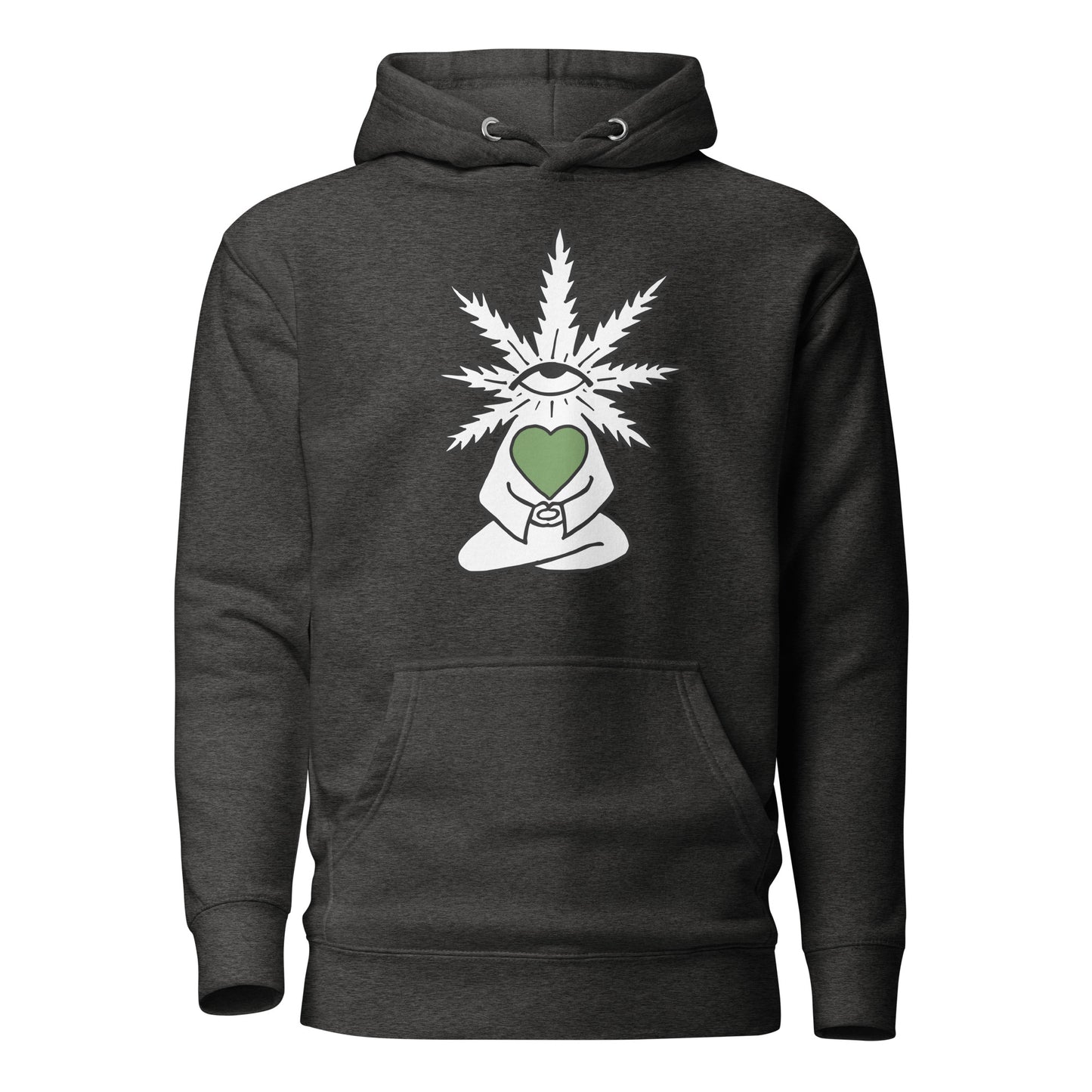 Plant with Green Heart and Eye | Unisex Hoodie