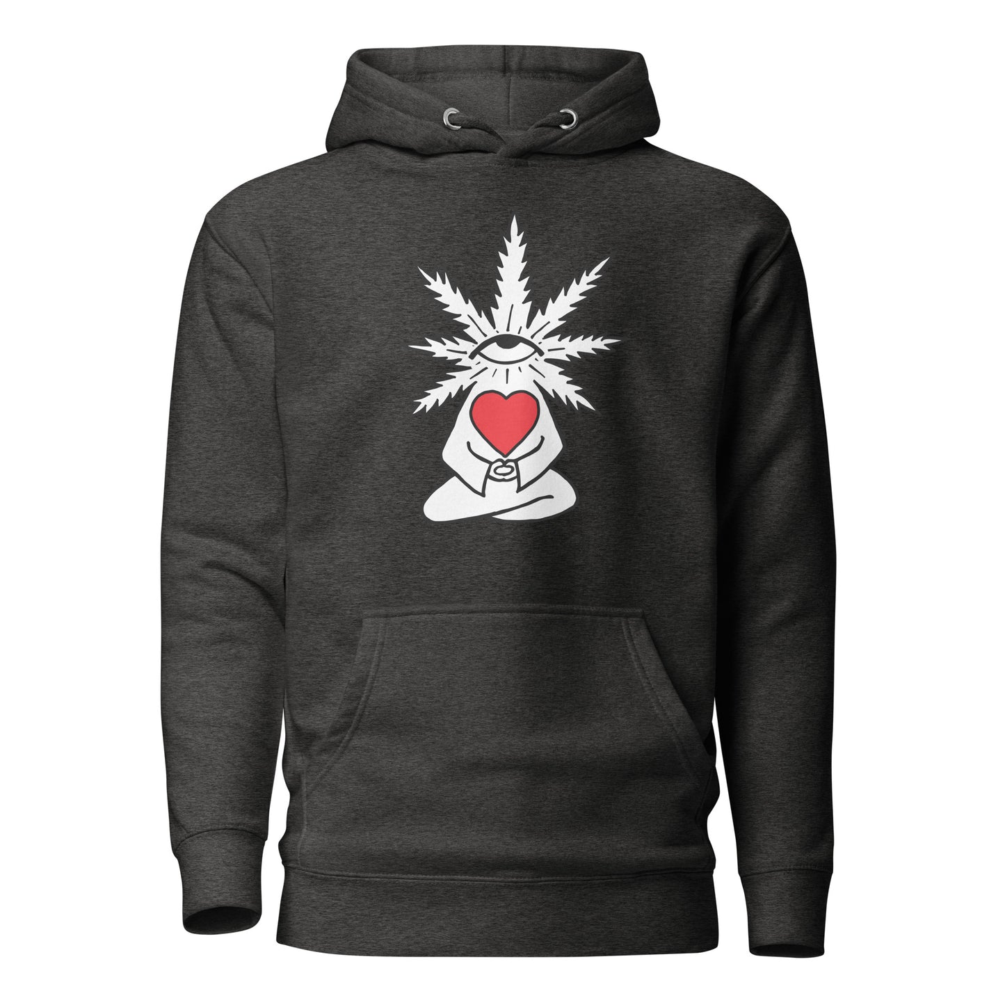 Plant with Red Heart and Eye | Unisex Hoodie