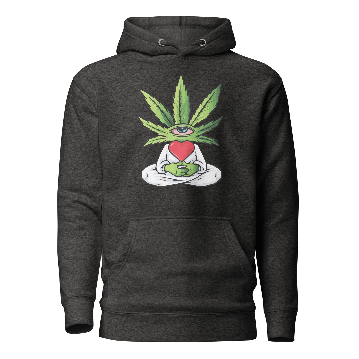 Cartoon Plant with Heart (White Robe) | Unisex Hoodie