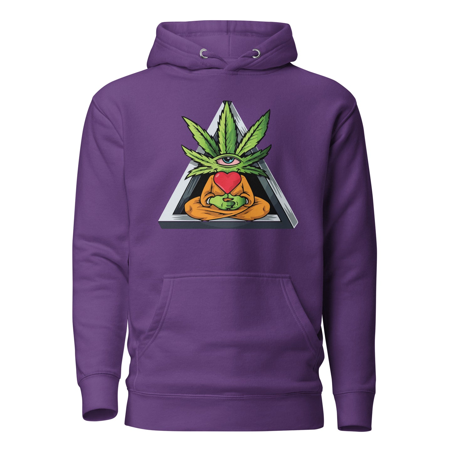 Cartoon Plant with Heart (Orange Robe) | Unisex Hoodie