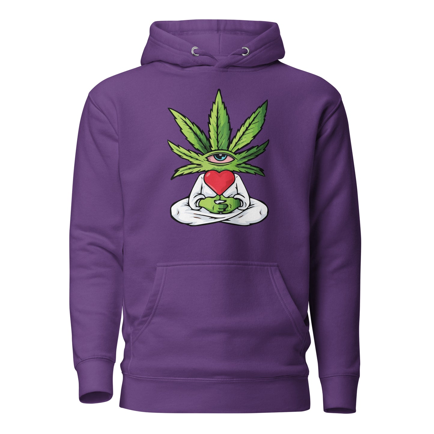 Cartoon Plant with Heart (White Robe) | Unisex Hoodie