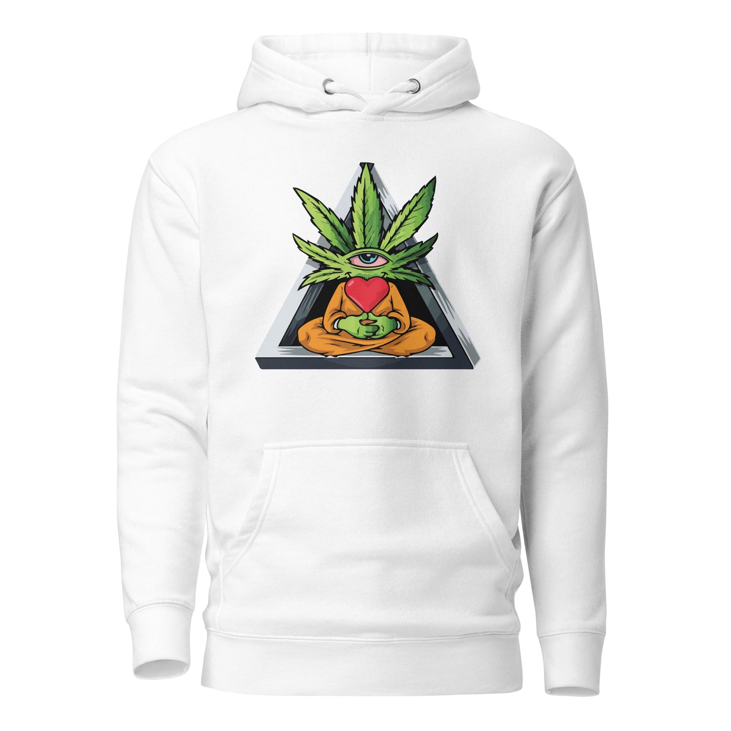 Cartoon Plant with Heart (Orange Robe) | Unisex Hoodie