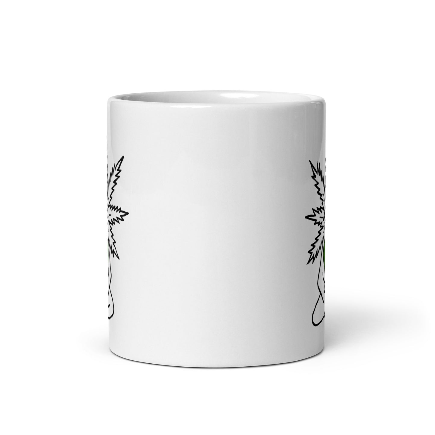 Plant with Green Heart and Eye | Coffee Mug