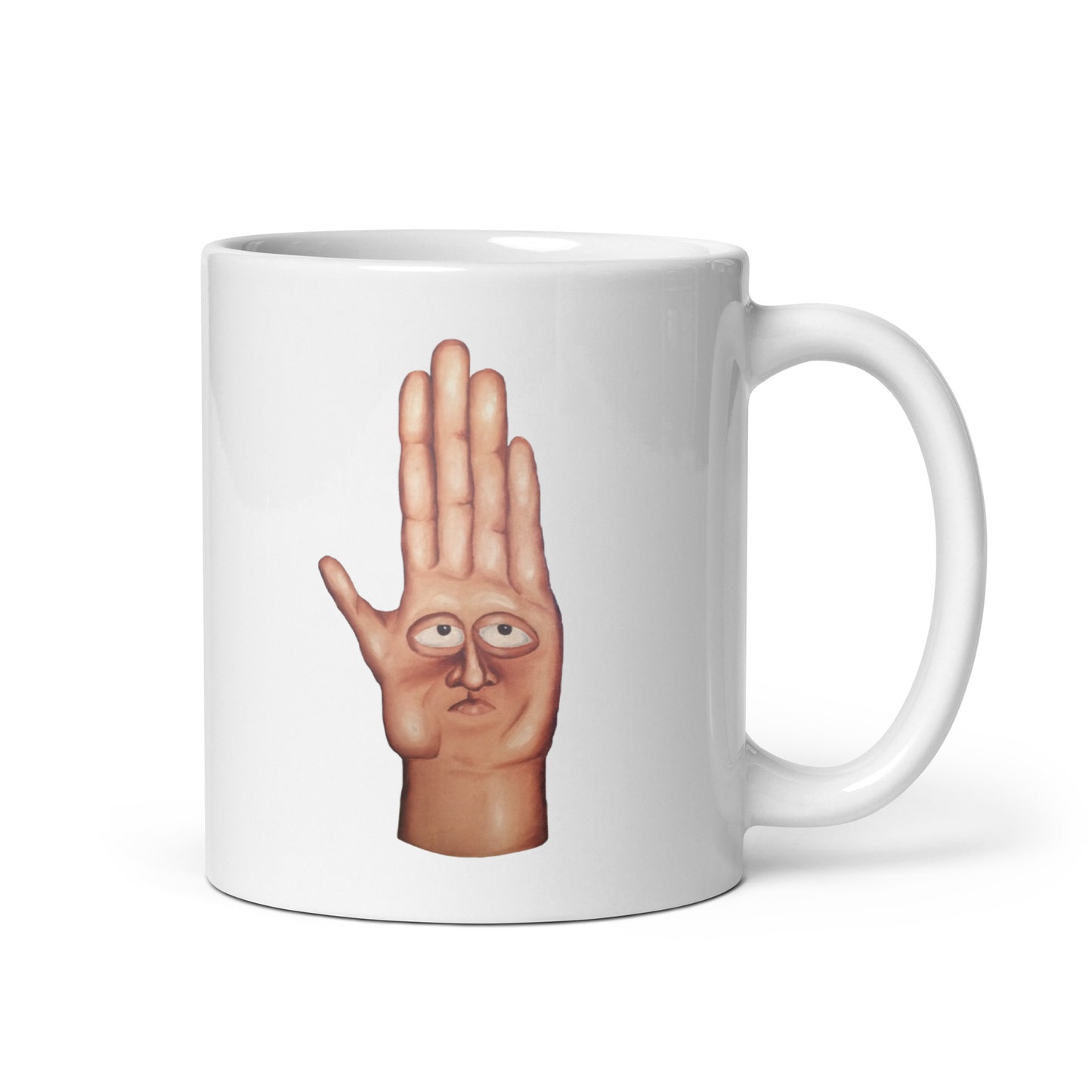 Hand with Eyes Painting | Coffee Mug