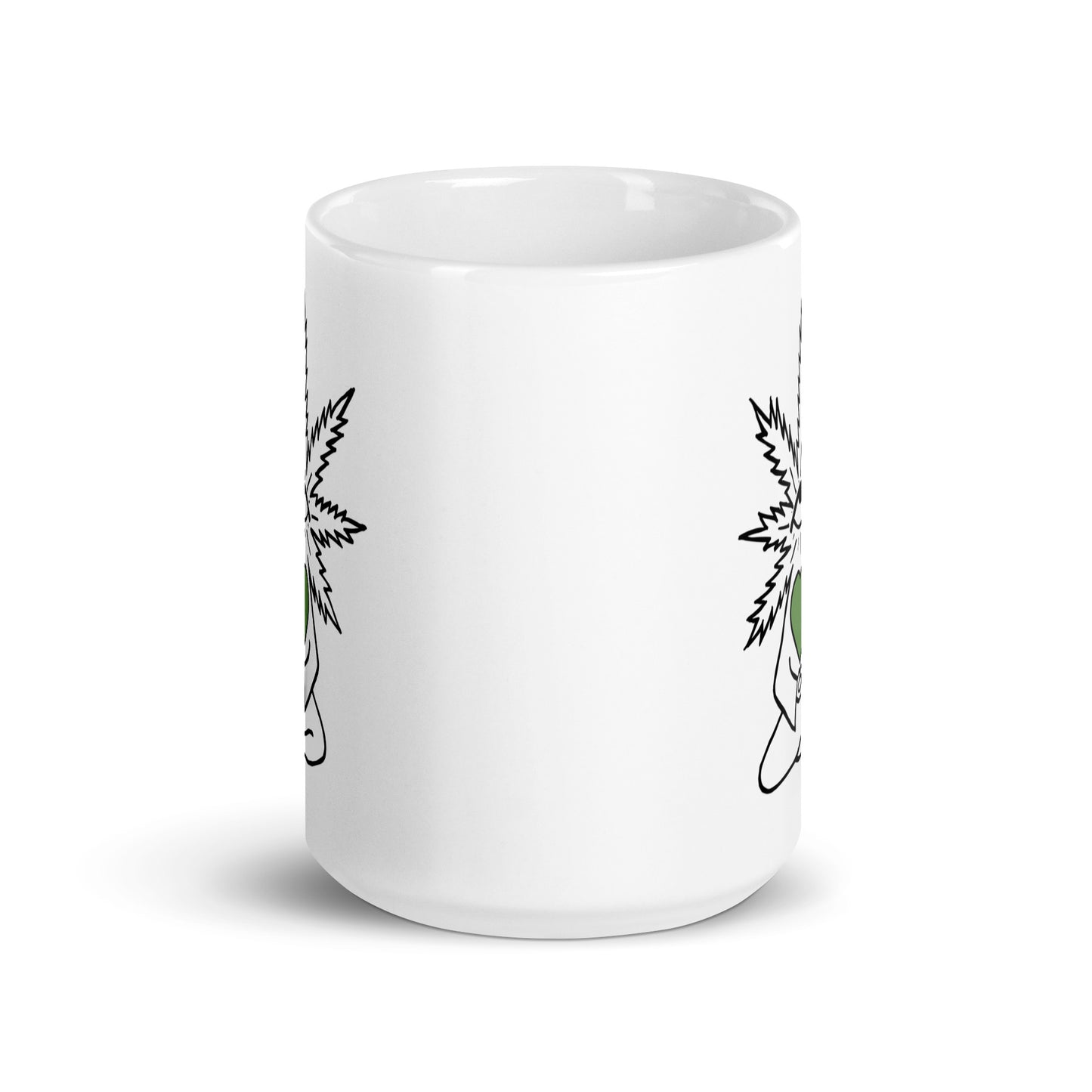 Plant with Green Heart and Eye | Coffee Mug