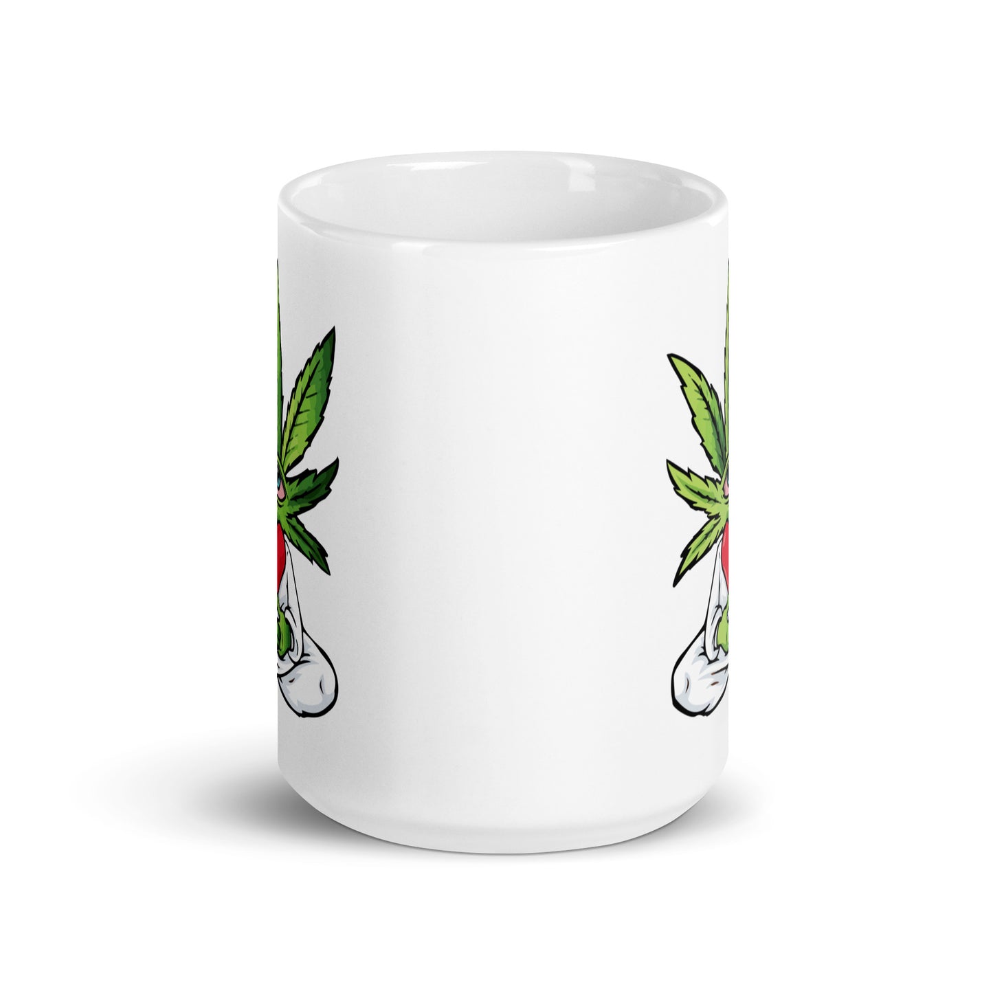 Cartoon Plant with Heart (White Robe) | Coffee Mug