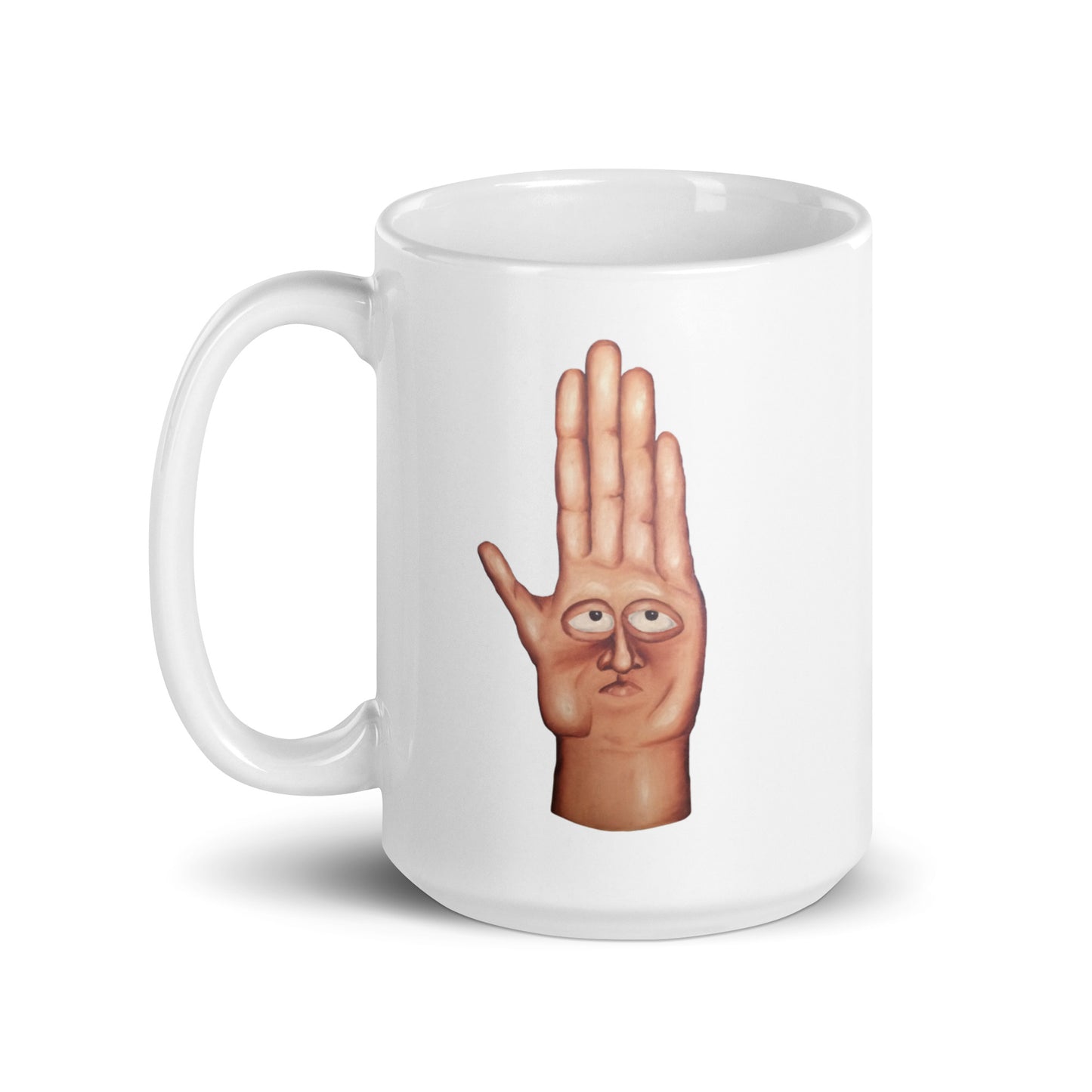 Hand with Eyes Painting | Coffee Mug