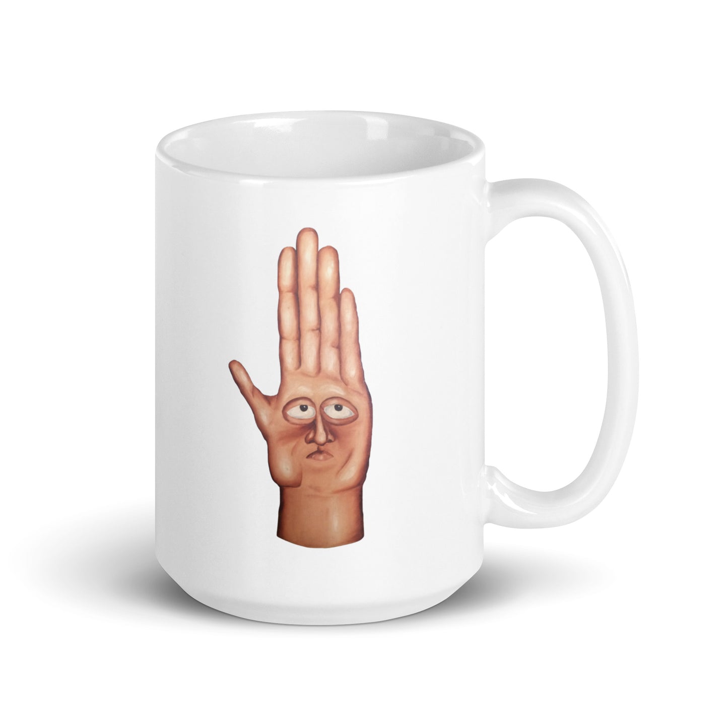 Hand with Eyes Painting | Coffee Mug