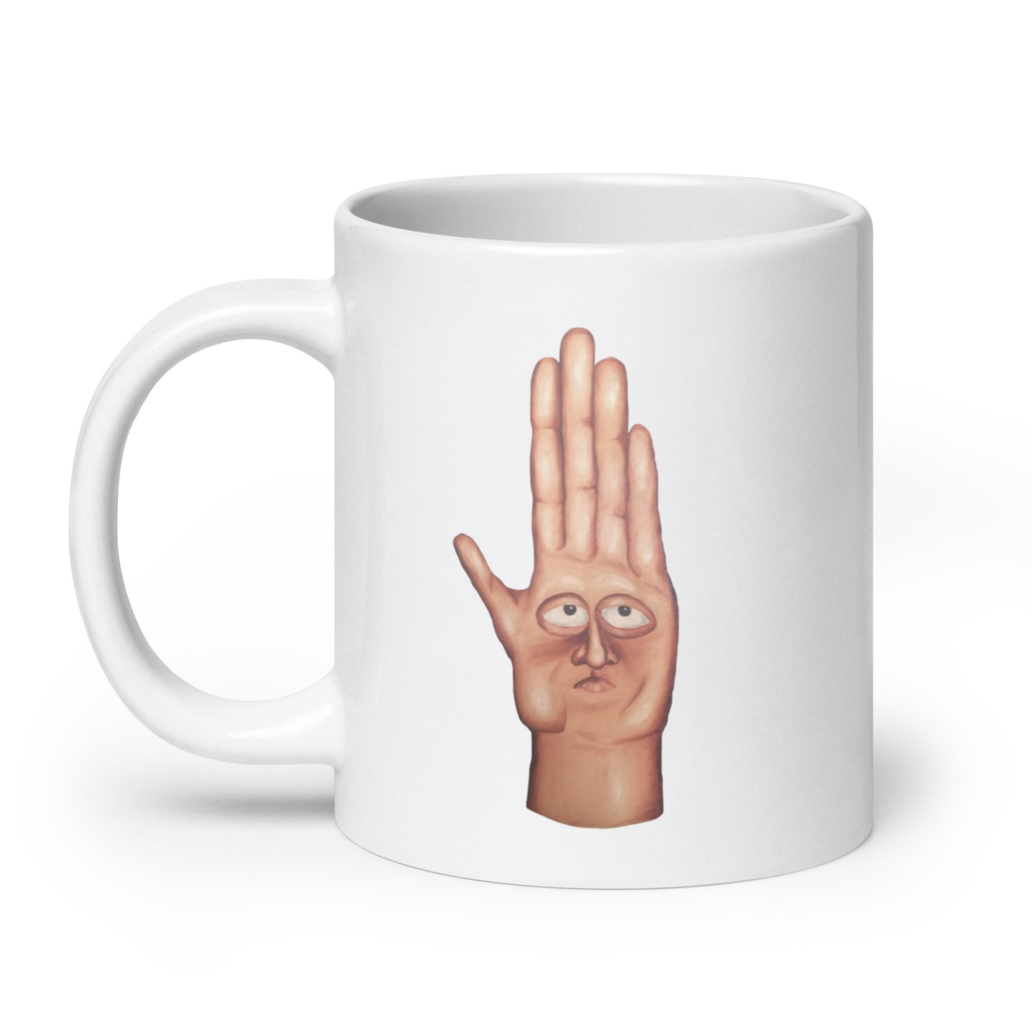 Hand with Eyes Painting | Coffee Mug