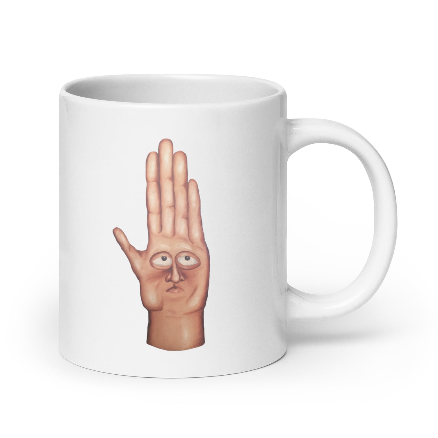 Hand with Eyes Painting | Coffee Mug