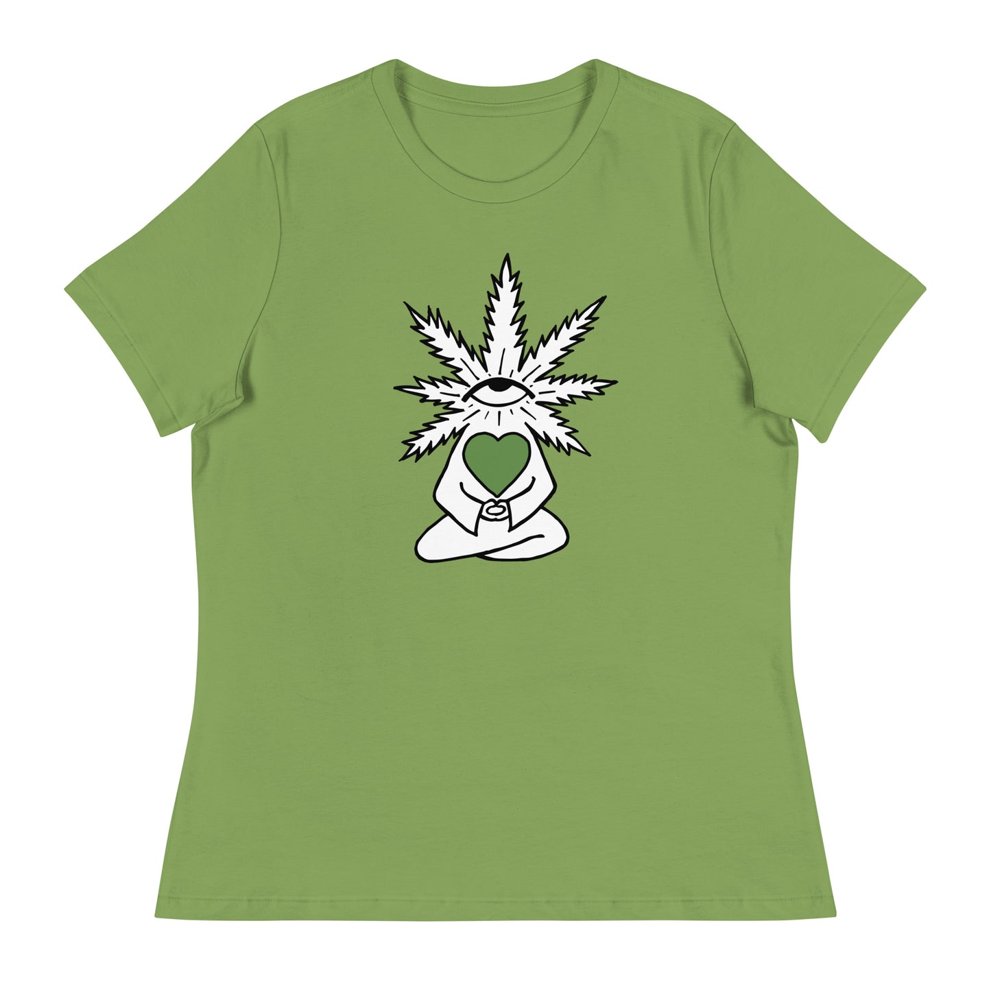 Plant with Green Heart and Eye | Women's T-Shirt