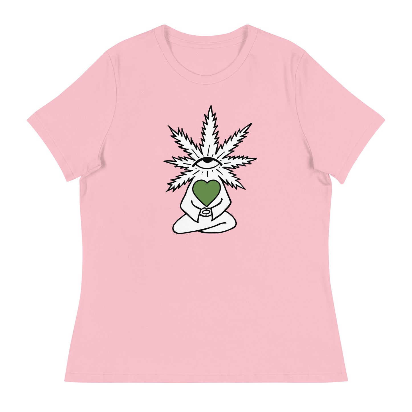 Plant with Green Heart and Eye | Women's T-Shirt